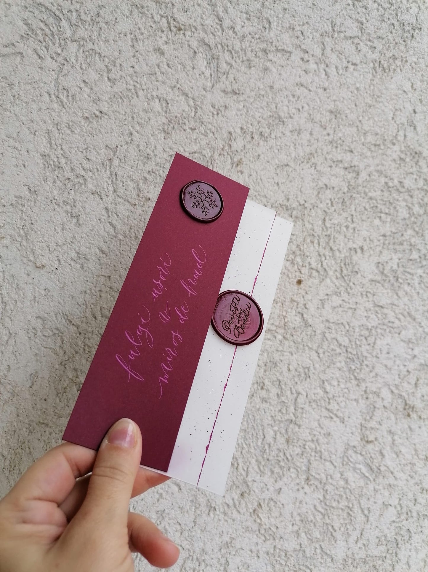 Semn de carte - Burgundy