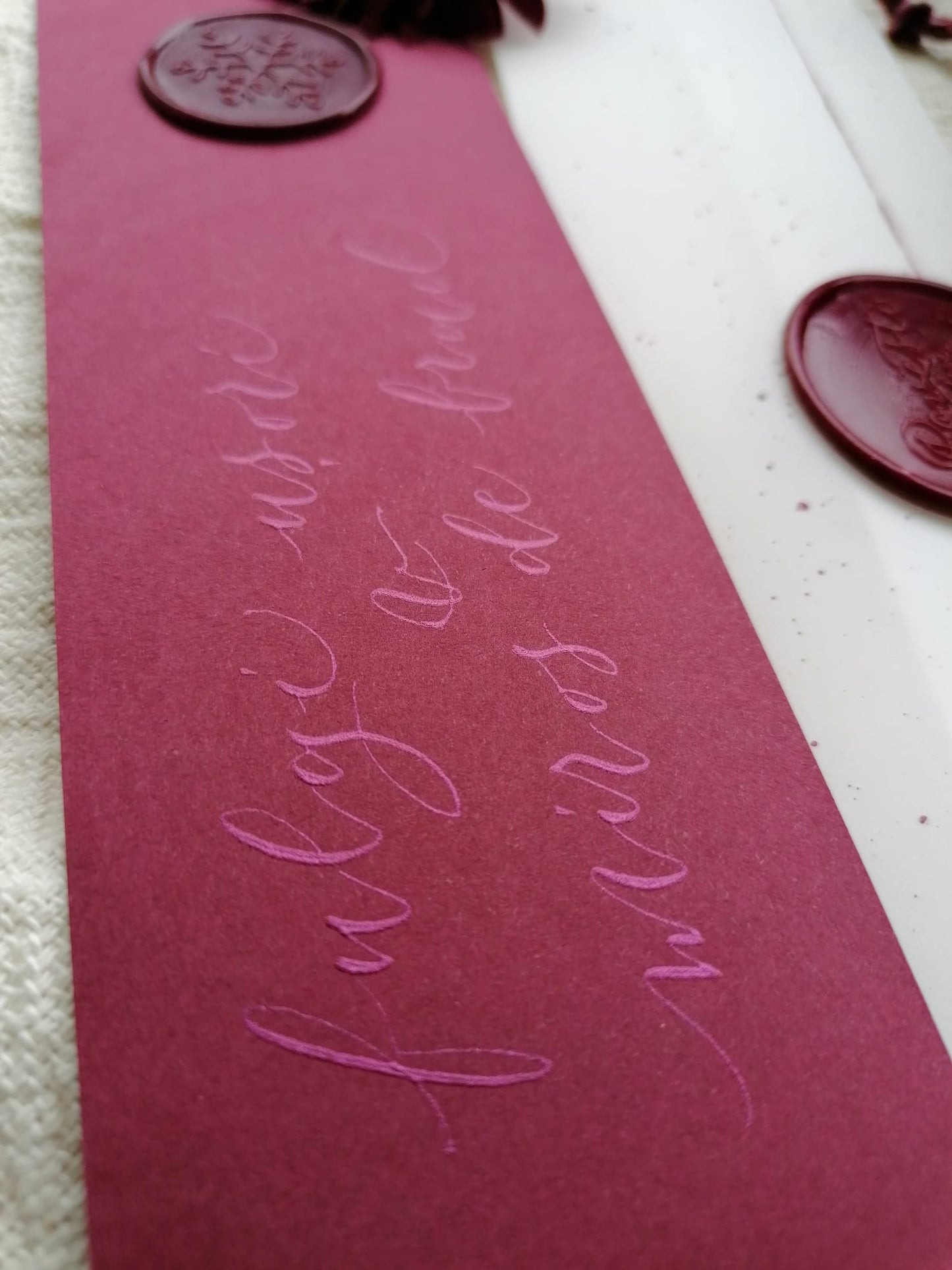 Semn de carte - Burgundy
