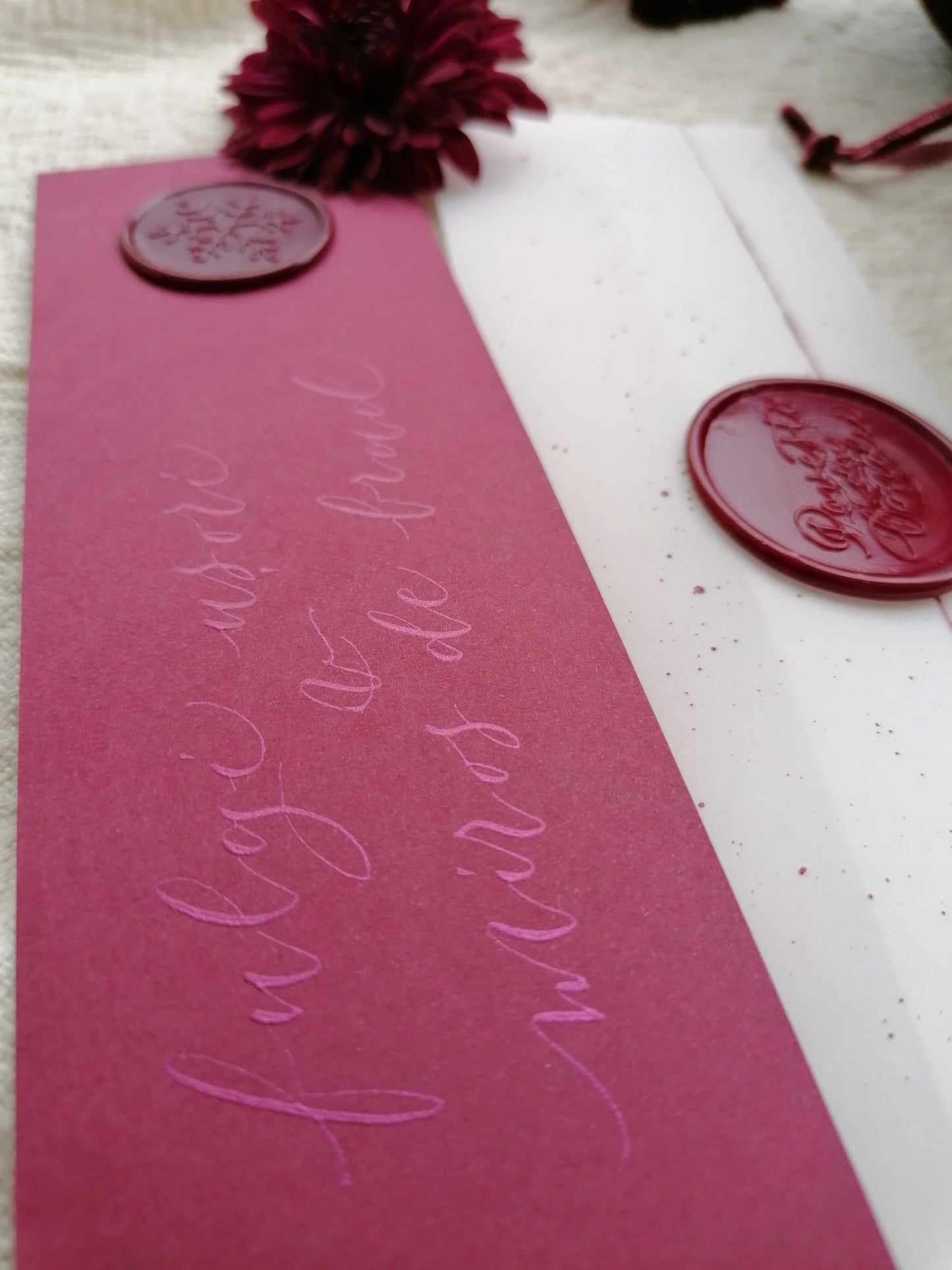Semn de carte - Burgundy