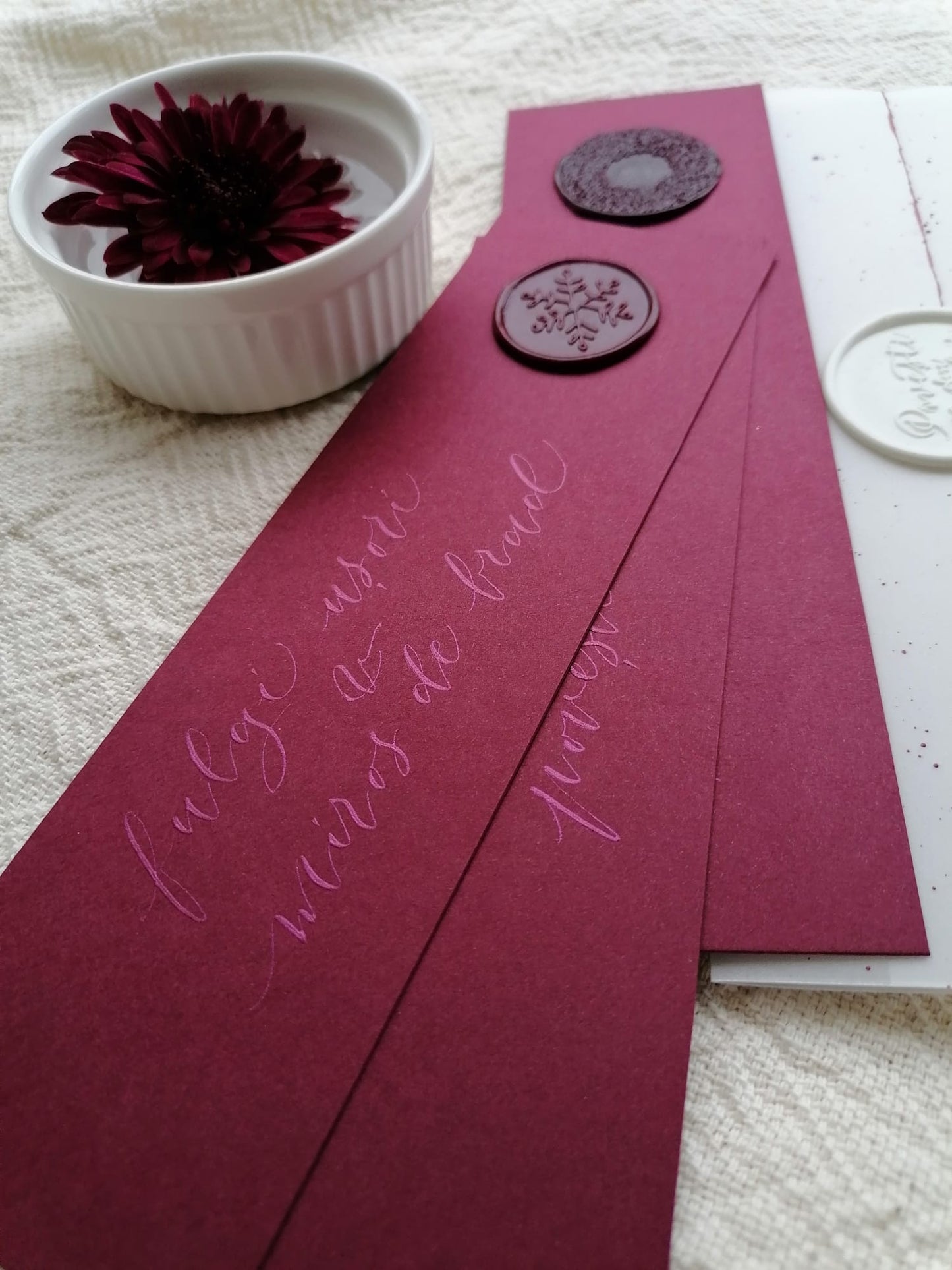 Semn de carte - Burgundy