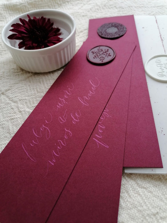 Semn de carte - Burgundy